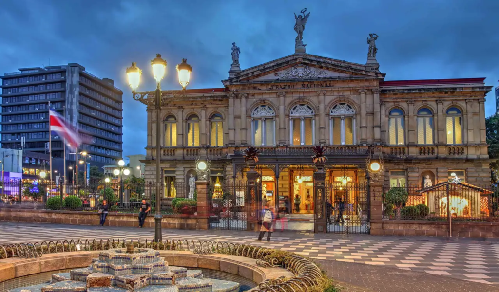 Fotografía del Teatro Nacional de Costa Rica